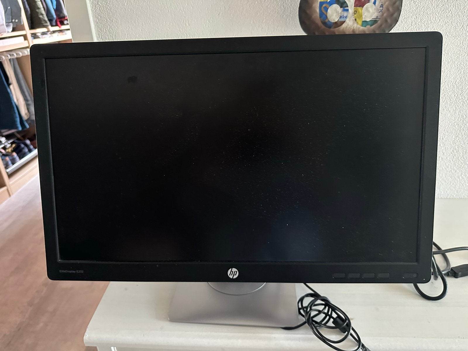 HP EliteDisplay E232 Monitor - Full HD, 23 inch, Computers en Software, Monitoren, Ophalen, In hoogte verstelbaar, Full HD, Zo goed als nieuw