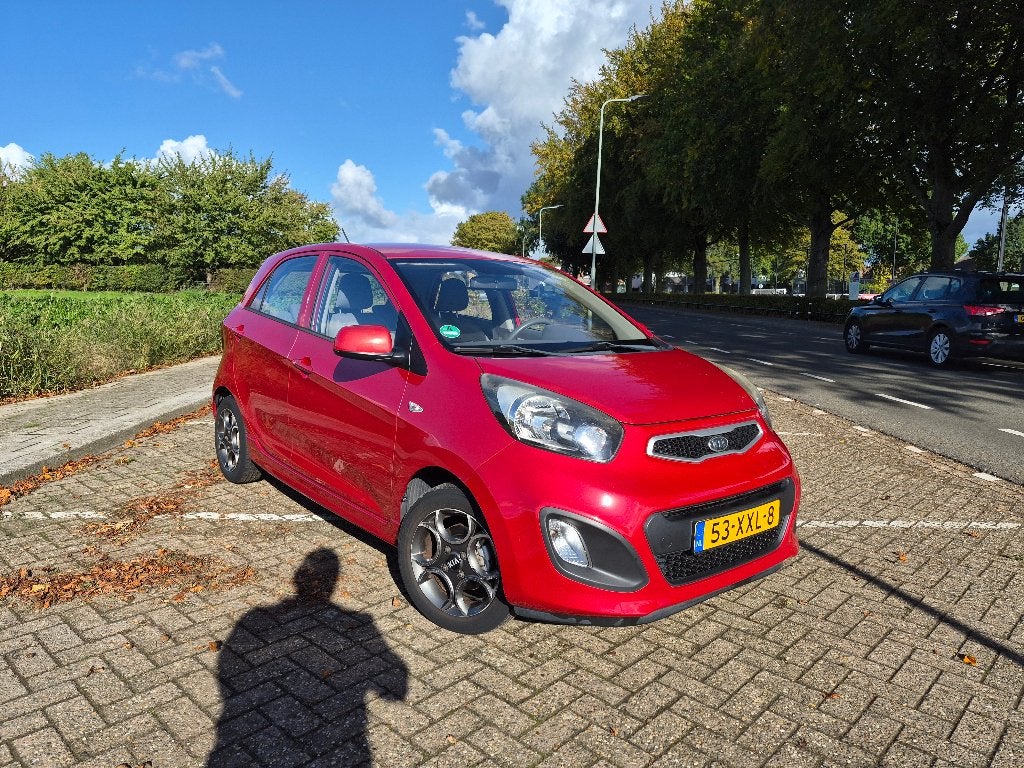 Kia Picanto 2012 | Slechts 75.973 km | Zuinig & betrouwbaar, Auto's, Voorwielaandrijving, Stof, 400 kg, Origineel Nederlands