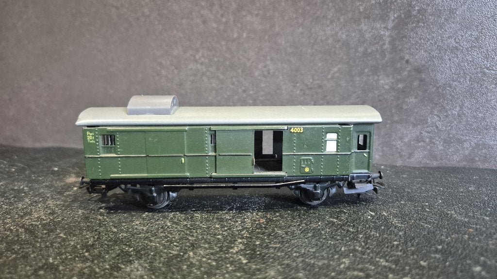 Märklin 4003 H0 Bagagerijtuig, sluitverlichting, DB. 6B15, Tweedehands verkoop, Tweedehands verkoop, Wisselstroom, Gebruikt
