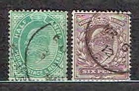 Engeland 1902 Koning Edward VII, Postzegels en Munten, Verzenden, Gestempeld, Koningshuis