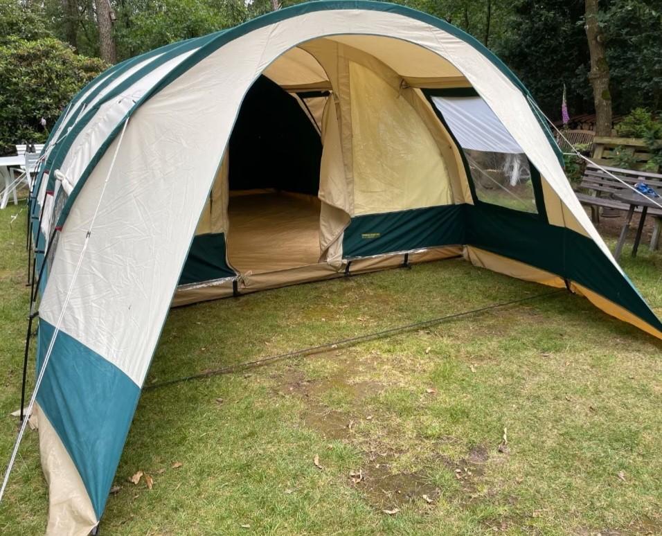 Hypercamp Fashion Gold Impression 4 tent met extra's, Caravans en Kamperen, Tenten, Ophalen, Gebruikt, Tot en met 4
