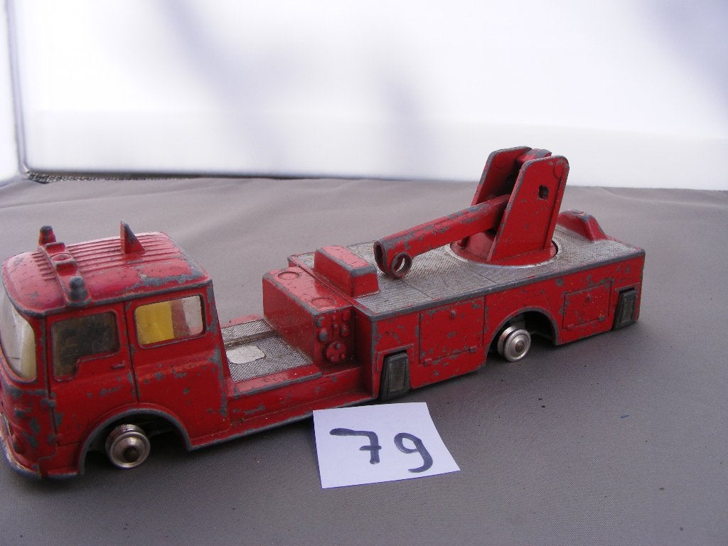 Simon snorkel fire engine corgi  toys 1127 (79) incompleet, Ophalen of Verzenden, Gebruikt, Bus of Vrachtwagen, Corgi