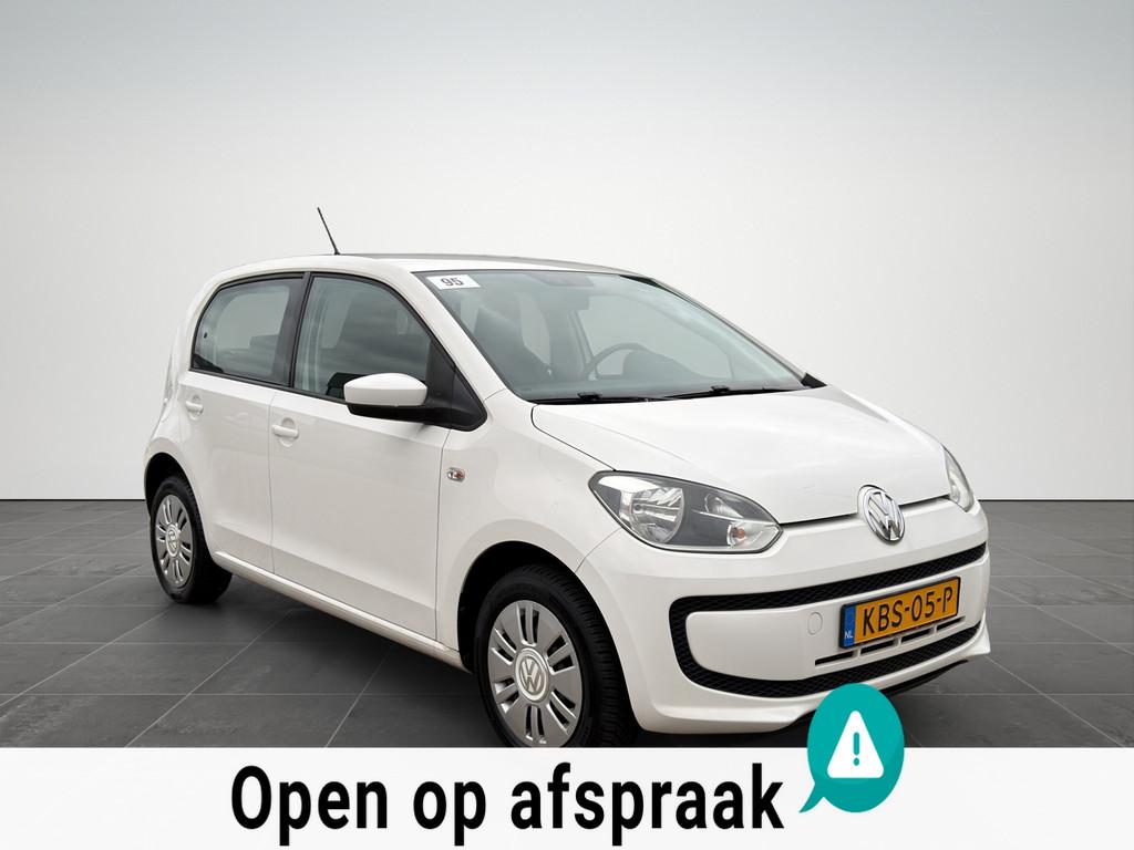 Volkswagen Up! 1.0 high up! Airco! 5Drs! Wit! Apk 03-2027!, Voorwielaandrijving, Euro 5, Gebruikt, Wit