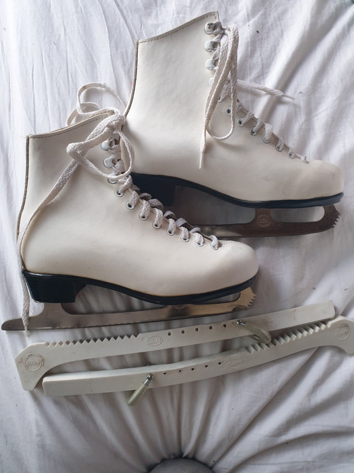 Witte schaatsen maat 38 leer, Ophalen, Kunstschaatsen, Overige merken
