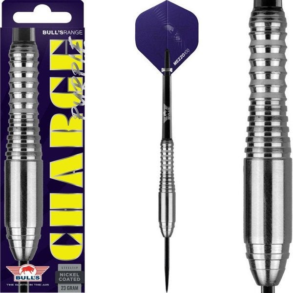 Bull’s Charge Purple Nickel Coated 23 gram dartpijlen, Sport en Fitness, Ophalen of Verzenden, Nieuw, Pijlen