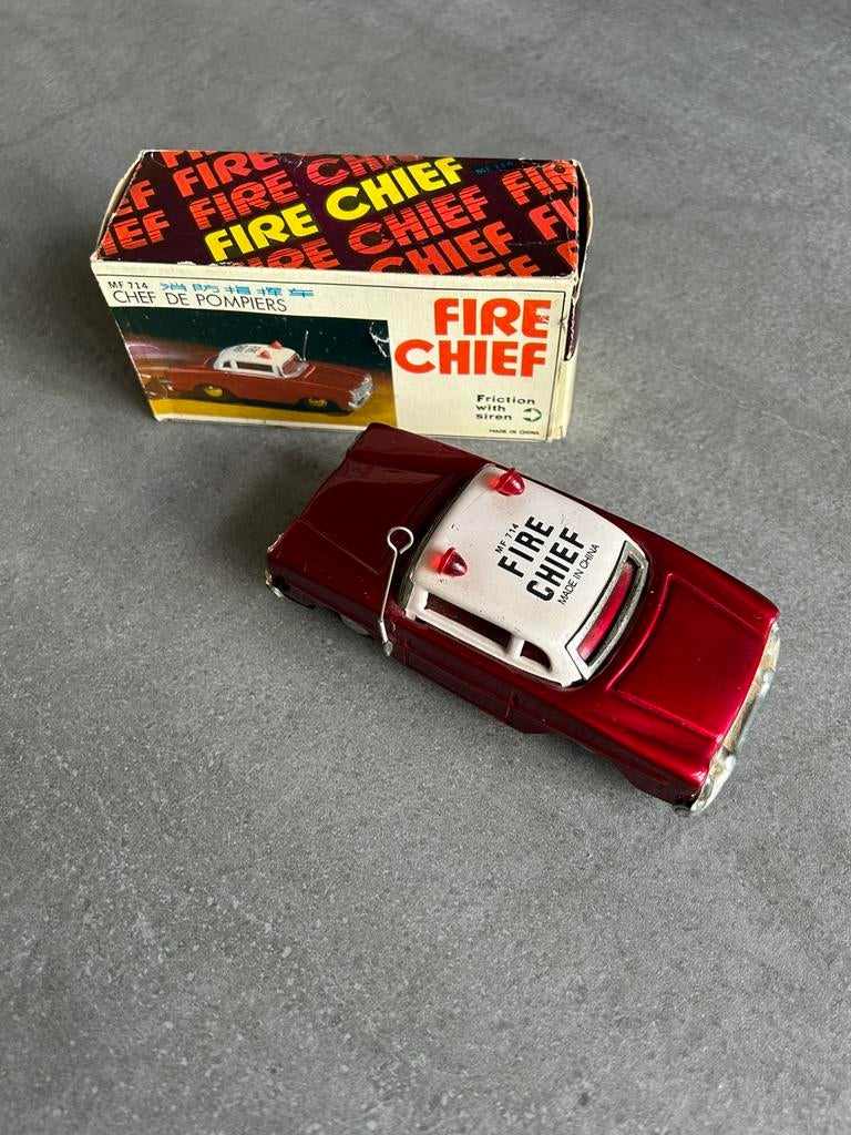 Mooie brandweer auto/fire chief, MF714, Ophalen of Verzenden, Gebruikt