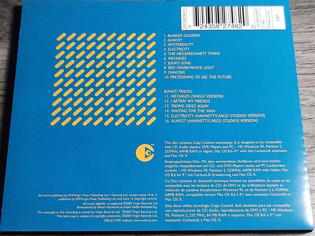 Orchestral Manoeuvres In The Dark ‎– OMD, Ophalen of Verzenden, Zo goed als nieuw, New wave