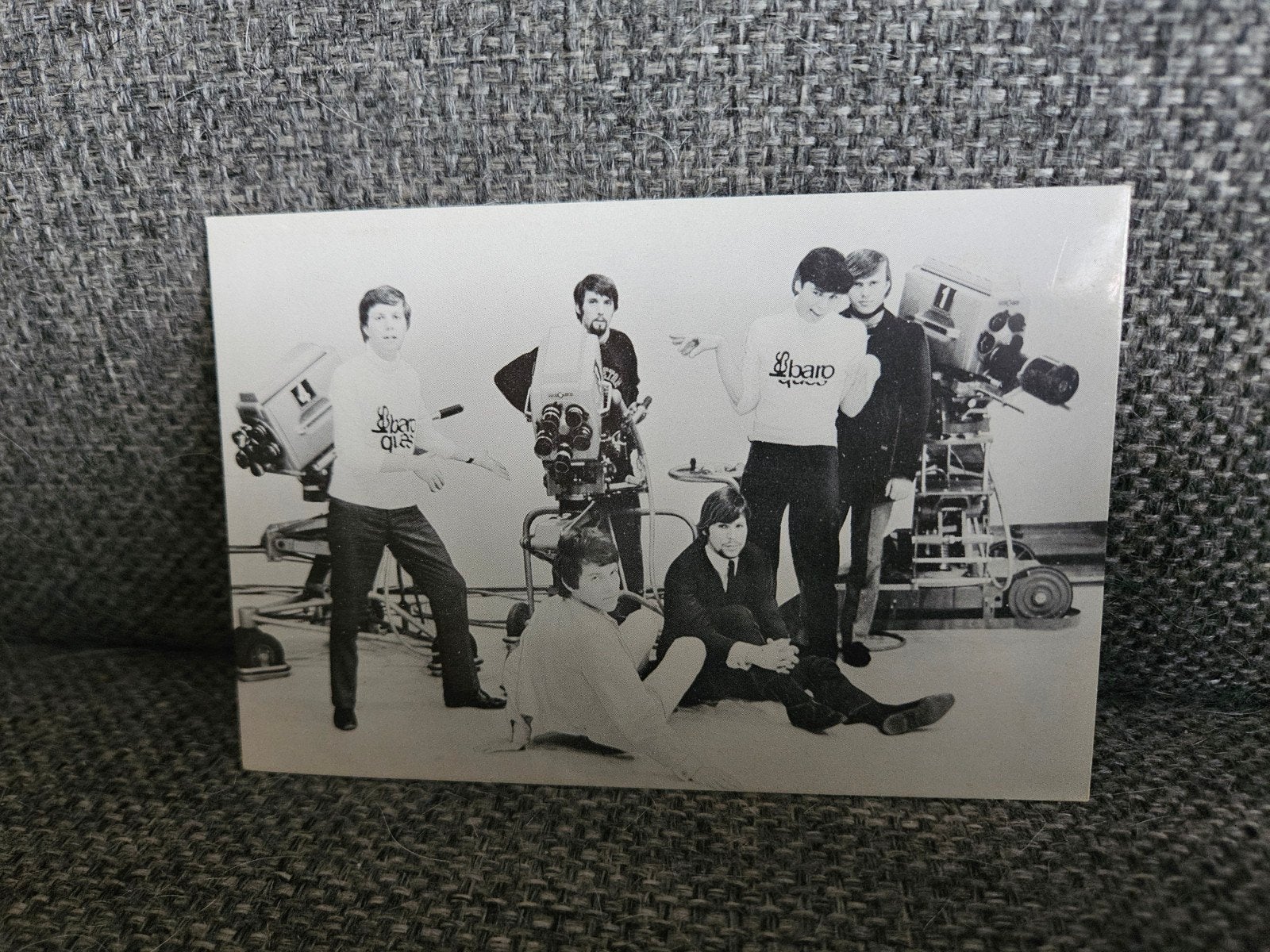 Les Baroques Nederbeat  Promotie Kaart, Verzenden, Zo goed als nieuw, Foto of Kaart