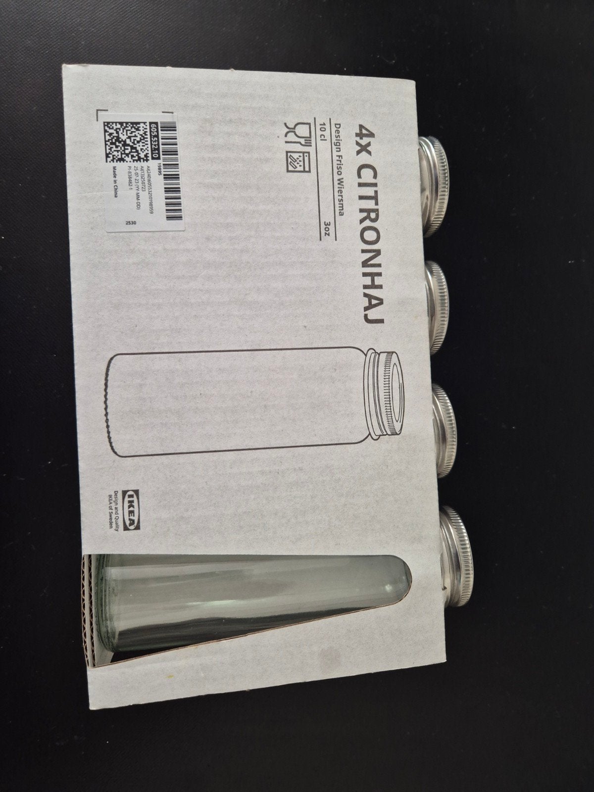 ikea citronhaj kruidenpotjes 1 set van 4 stuks 10 cl. nieuw, Huis en Inrichting, Keuken | Keukenbenodigdheden, Ophalen of Verzenden