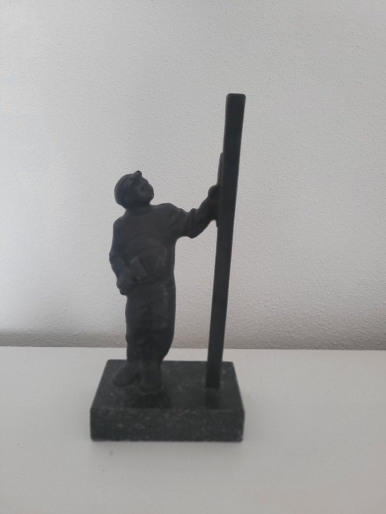 Bronzen beeldje  Marlies Noordkamp, Antiek en Kunst, Antiek | Koper en Brons, Ophalen of Verzenden, Brons