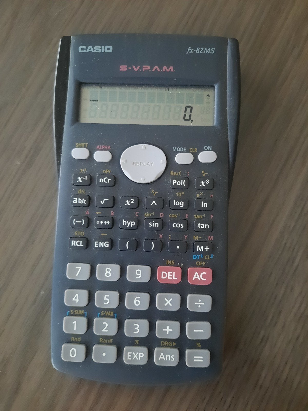 Casio fx-82 MS rekenmachine, Ophalen of Verzenden, Gebruikt