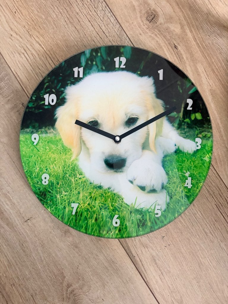 Klok kinderkamer - hond, Ophalen, Overige merken, Zo goed als nieuw, Ophangbaar
