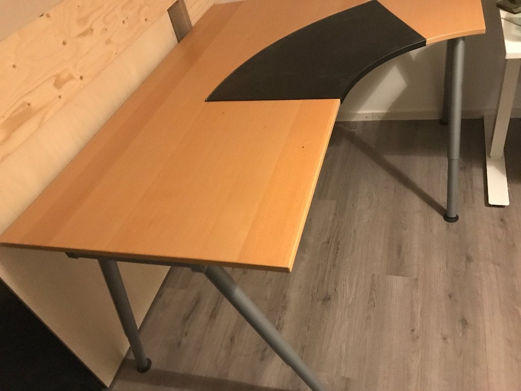 Hoekburo, Ophalen, 160 cm, Gebruikt, 120 cm