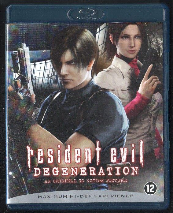 Resident Evil Degeneration. Blu-ray., Cd's en Dvd's, Blu-ray, Ophalen of Verzenden, Gebruikt, Tekenfilms en Animatie