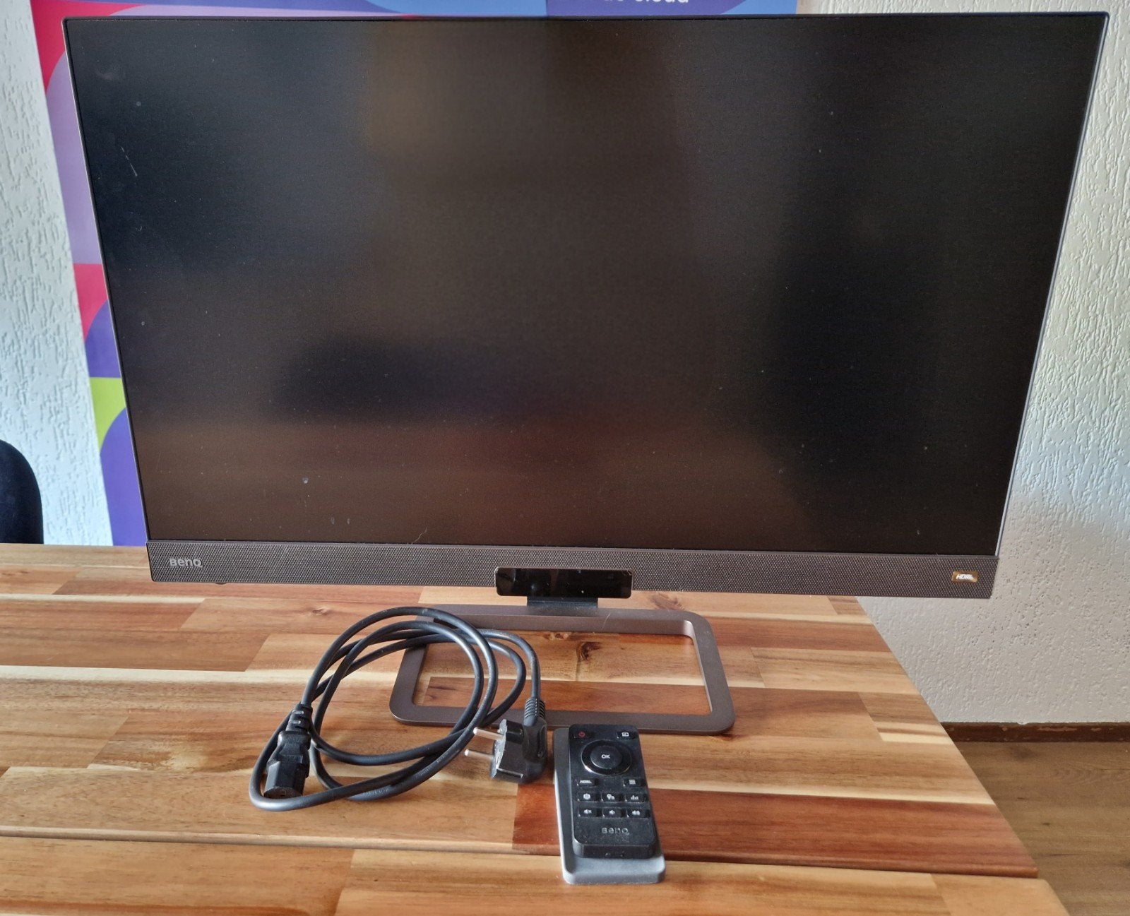 BenQ EX2780Q 27 inch QHD IPS Gaming Monitor, Ingebouwde speakers, IPS, 101 t/m 150 Hz, Zo goed als nieuw