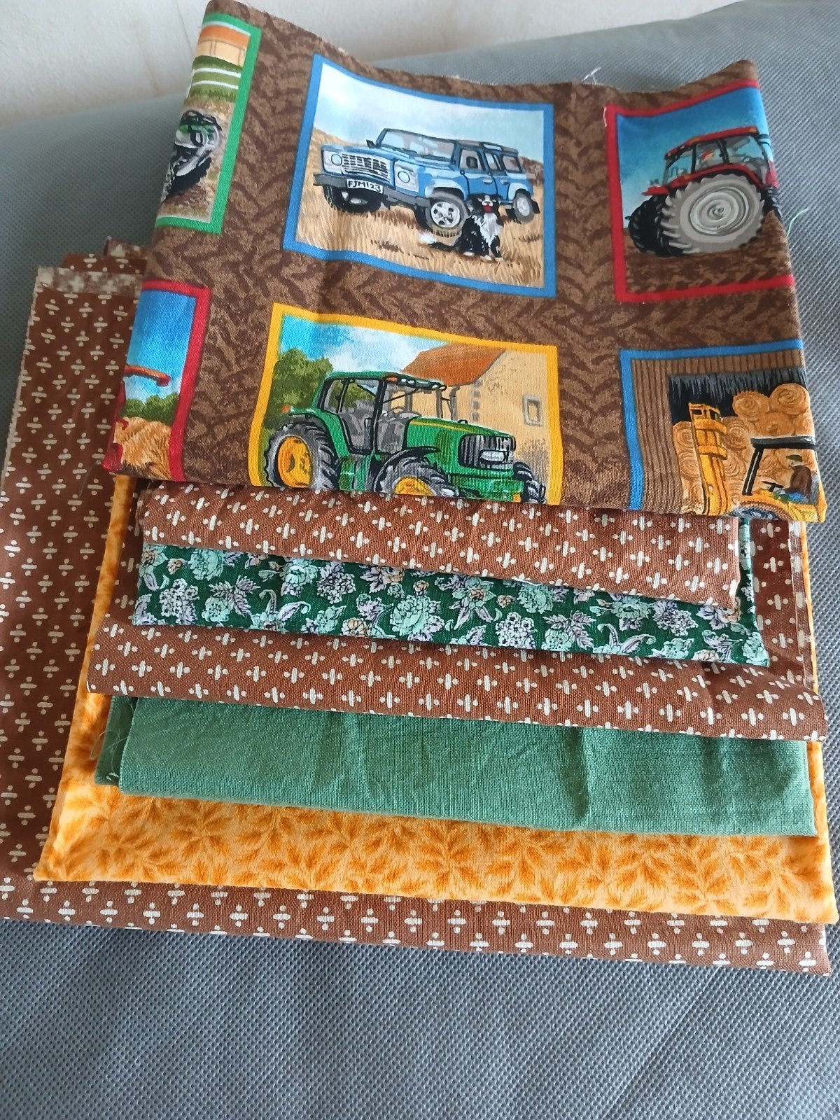 Pakketje quilt stofjes, Meerkleurig, Nieuw, Ophalen of Verzenden, 30 tot 120 cm