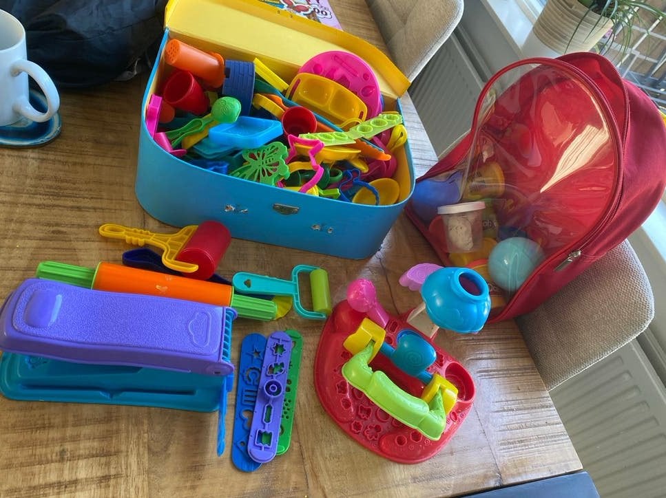 Play-doh klei met accessoires - vormpjes incl opbergtas, Kinderen en Baby's, Speelgoed | Educatief en Creatief, Ophalen of Verzenden