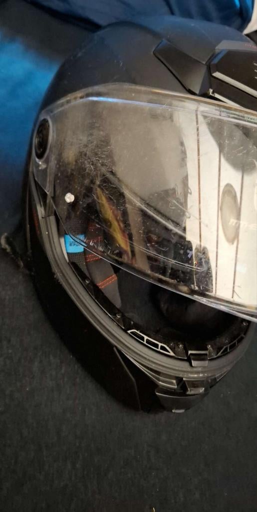 Scooterhelm MT Helmets - Zwart, Fietsen en Brommers, Ophalen of Verzenden, Zo goed als nieuw, Large, MT Helmets