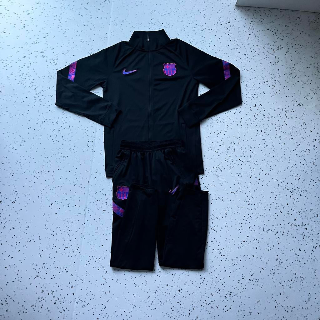 FC Barcelona Trainingspak Maat L Kindermaat, Ophalen of Verzenden, Nieuw, Maat 52/54 (L), Zwart