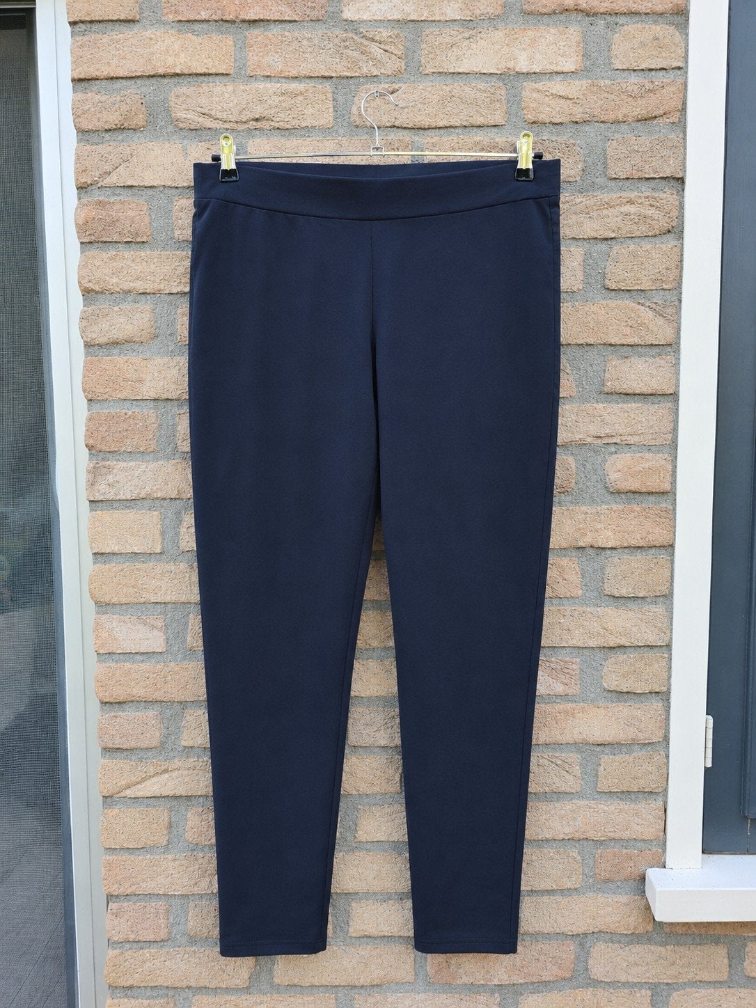&co woman Donkerblauwe legging - Maat 2XL, Legging, Blauw, &co woman, Overige maten