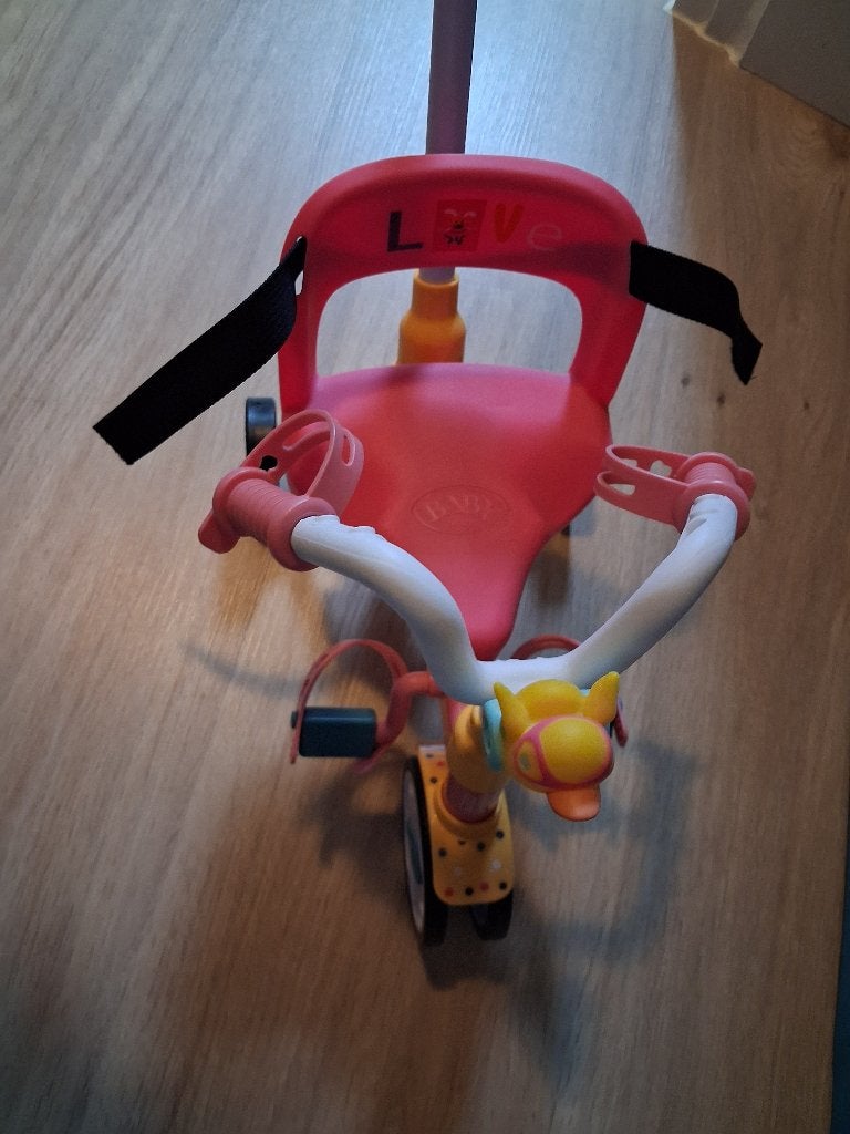Baby born driewielfiets, Ophalen of Verzenden, Zo goed als nieuw, Babypop