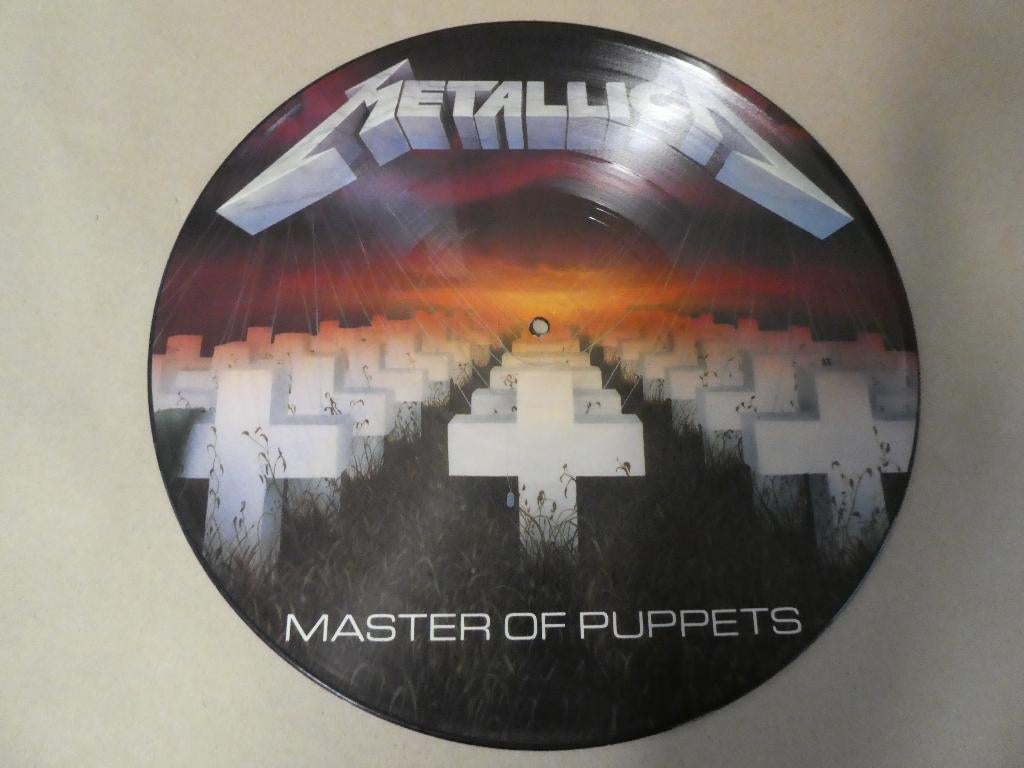 Metallica – Master Of Puppets pic-lp (1986), Cd's en Dvd's, Vinyl | Hardrock en Metal, Picture disc, Ophalen, Zo goed als nieuw