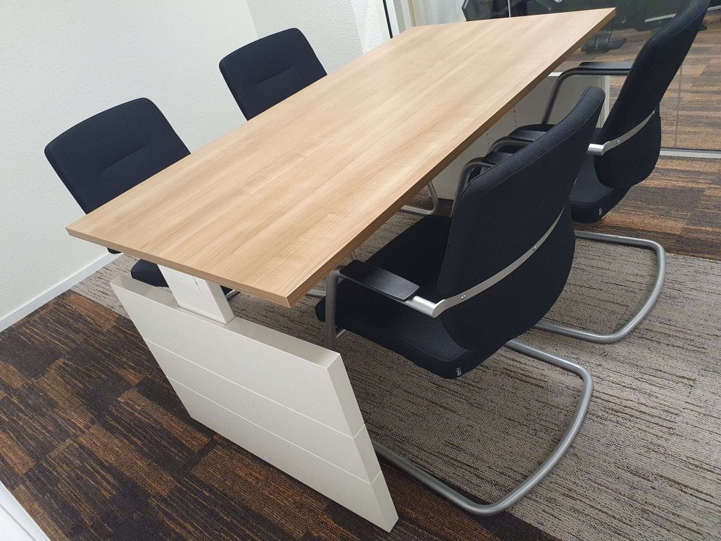 Nova design bureautafel / spreektafel / vergadertafel (14x), Swan Products, Info@swan-products.nl, In hoogte verstelbaar, Ophalen of Verzenden