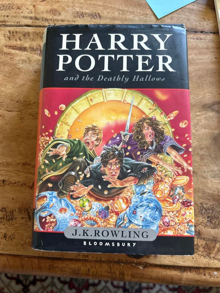 Harry Potter and the Deathly Hallows - 1ste editie, Verzamelen, Harry Potter, Ophalen of Verzenden, Gebruikt, Boek of Poster