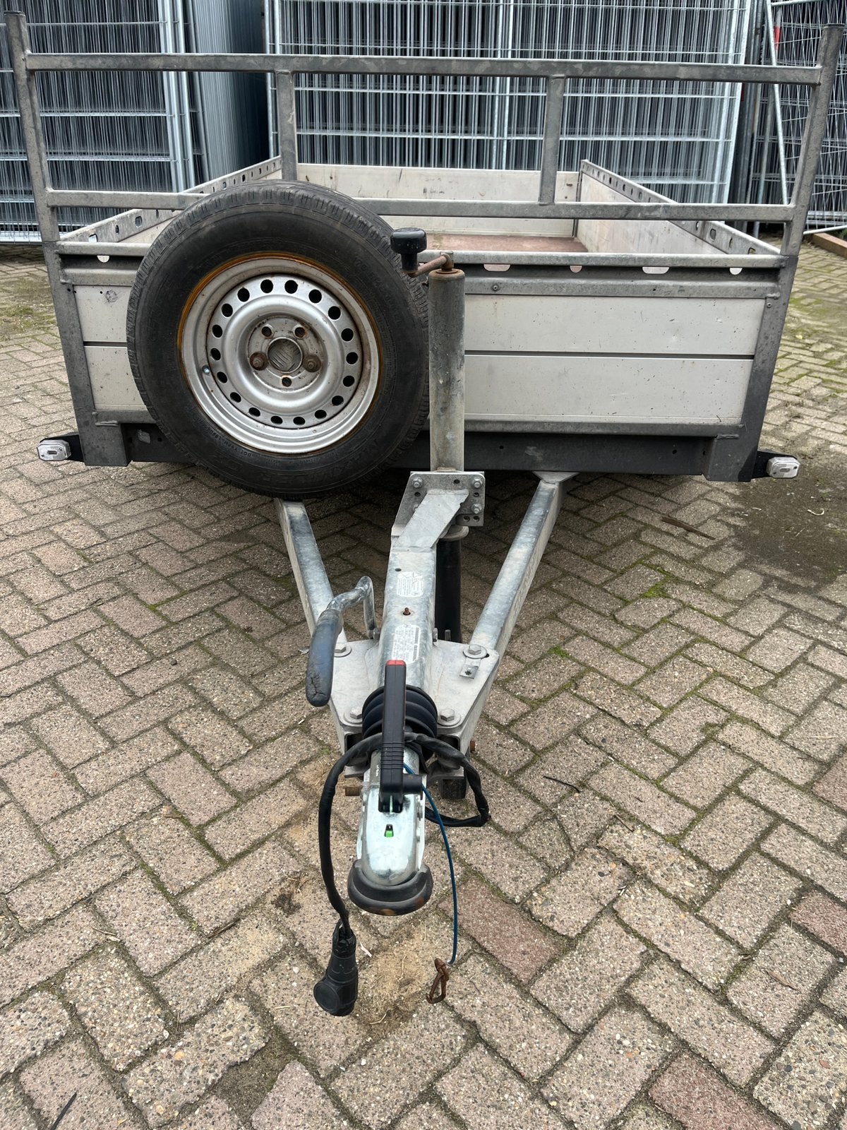 Aanhanger aanhangwagen tandemasser, Ophalen, Gebruikt