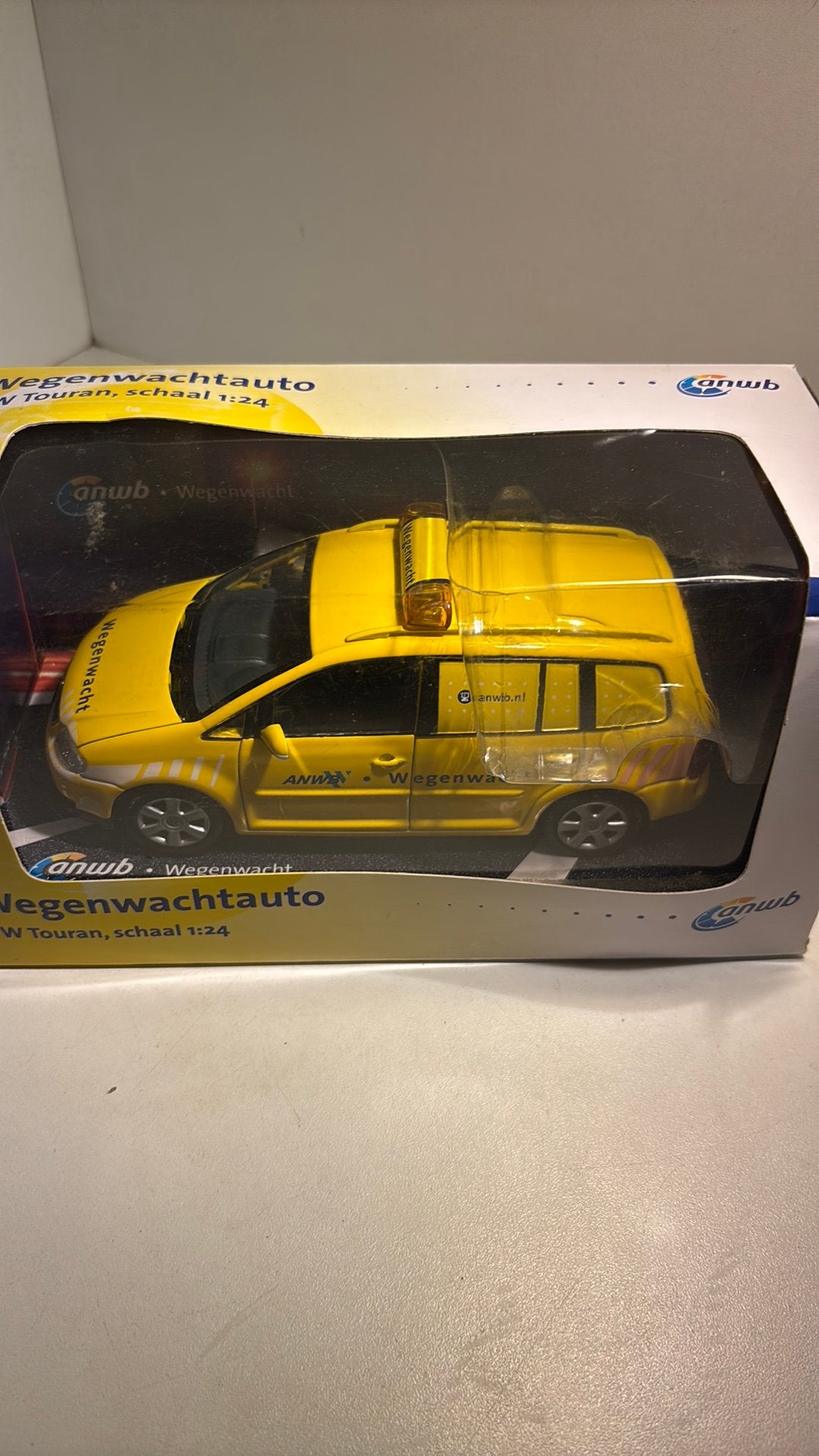 Volkswagen touran wegenwachtauto ANWB welly 1.24, Ophalen of Verzenden, Welly, A, A