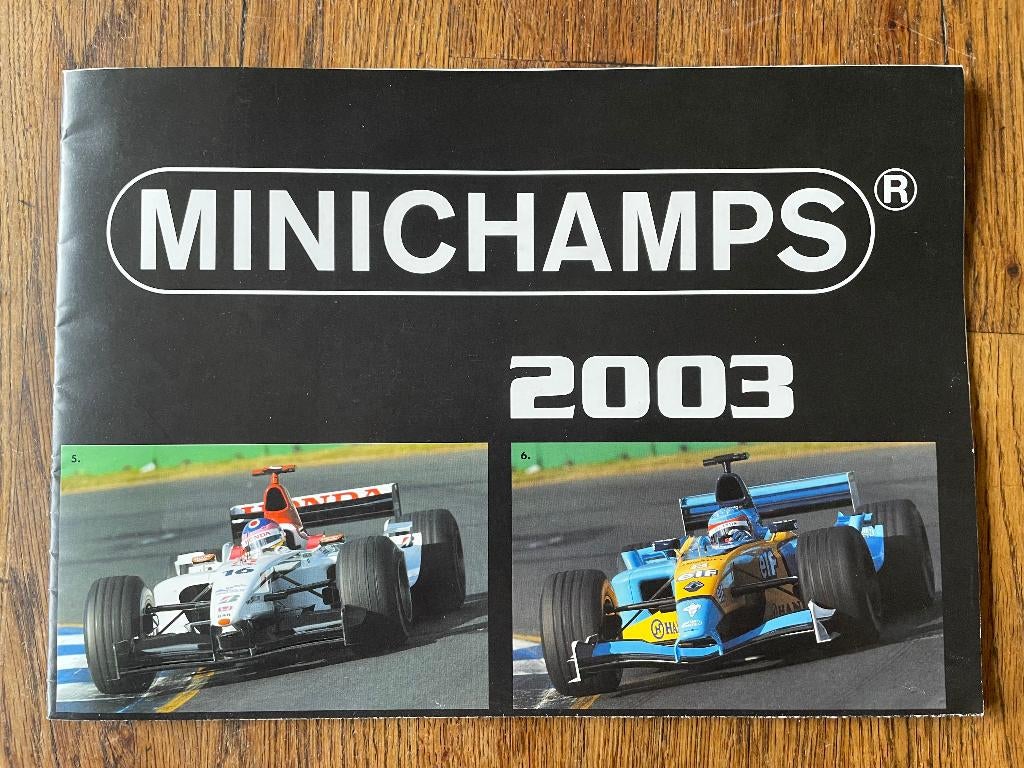 Minichamps modelcar catalogus folder brochure, Hobby en Vrije tijd, Modelauto's | 1:43, Ophalen of Verzenden, Nieuw, Auto, MiniChamps