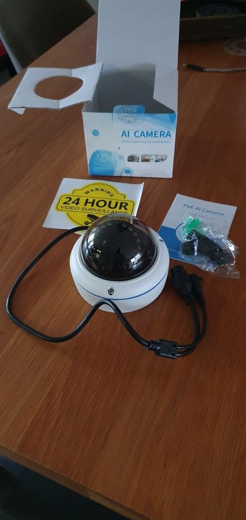 Dome ip dome camera met poe, Ophalen of Verzenden, Nieuw