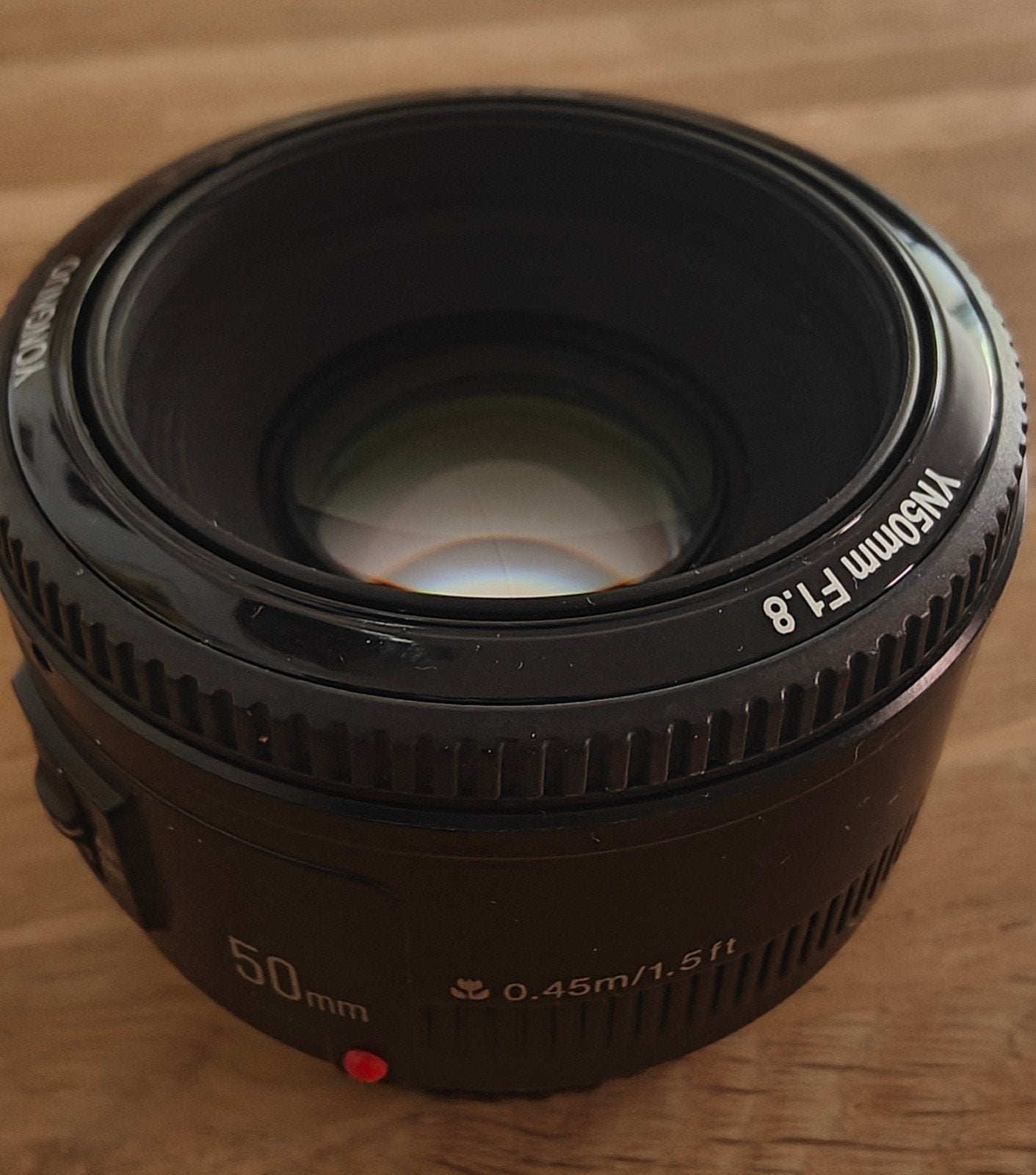 Yongnuo YN50mm F1.8 lens voor Canon, Audio, Tv en Foto, Fotografie | Lenzen en Objectieven, Ophalen of Verzenden, Gebruikt, Standaardlens