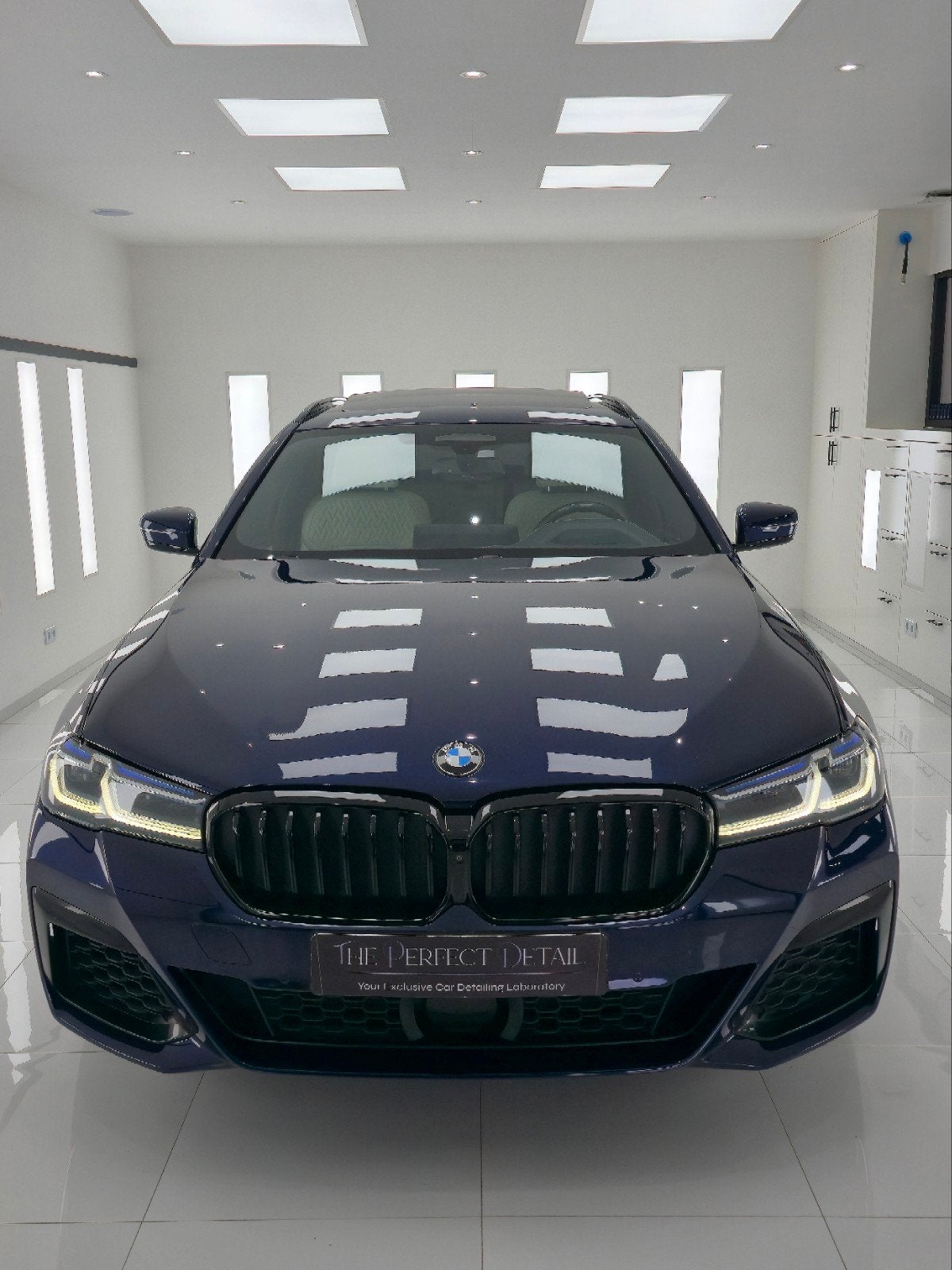 BMW 540i LCI M-Sport Nappa Laser Pano INDIVIDUAL VOL BJ 2021, Auto's, Automaat, Blauw, Leder, Vierwielaandrijving