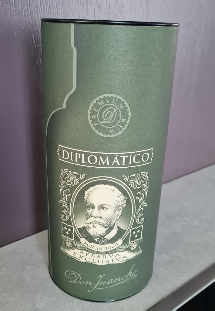 Mooie lege koker - Diplomatico, Ophalen of Verzenden