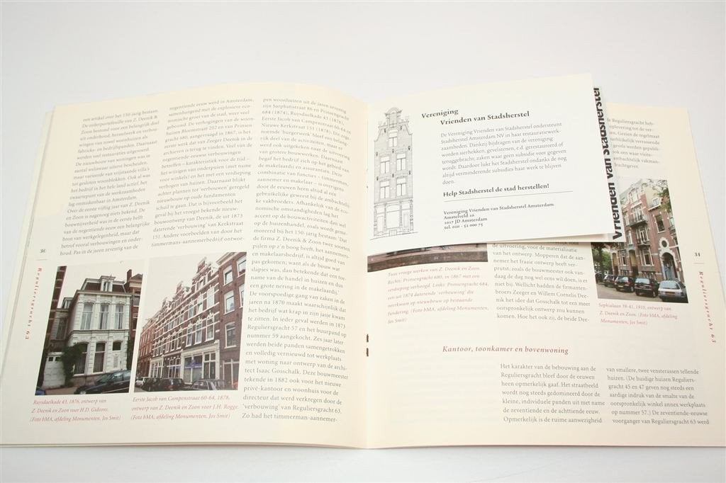 Reguliersgracht 63 — Historie Amsterdams Grachtenpand, Ophalen of Verzenden, Gelezen