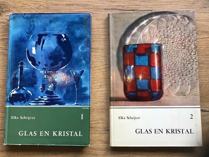 Glas en Kristal deel 1 en 2 door Elka Schrijver., Ophalen of Verzenden