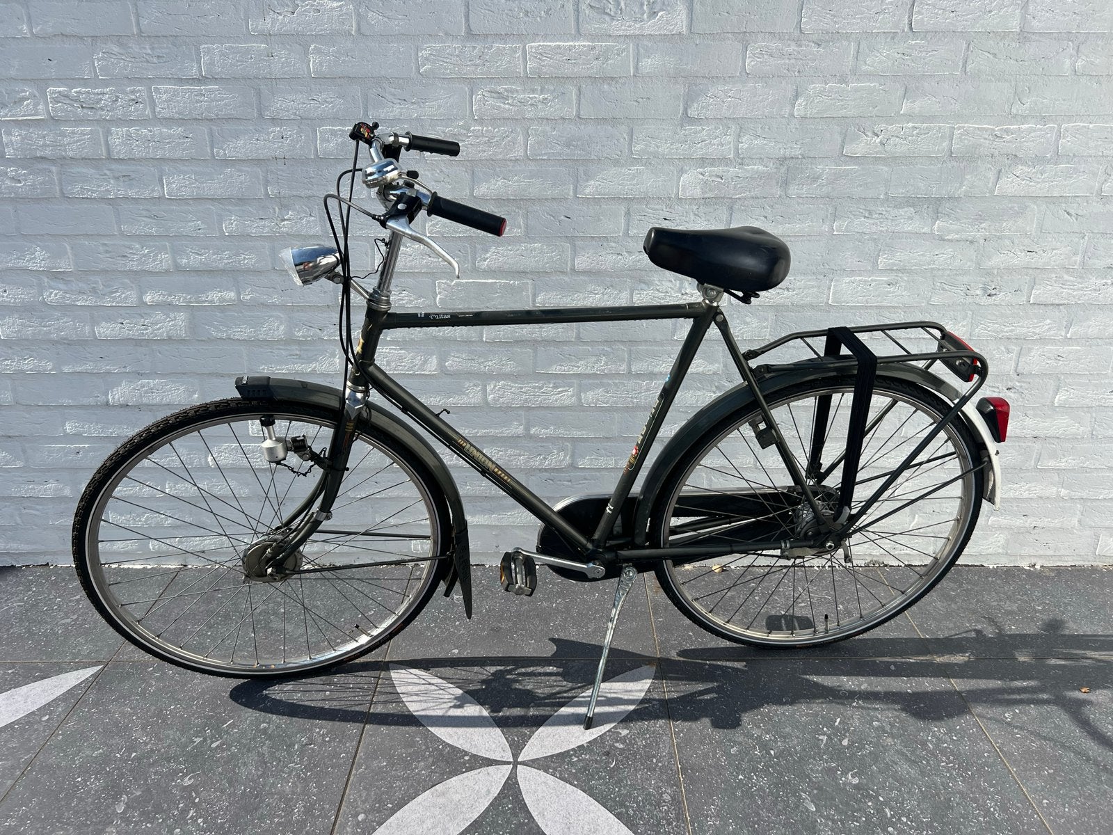 Union Tourfiets - Herenfiets, Terugtraprem, Gebruikt, Versnellingen, 57 tot 61 cm