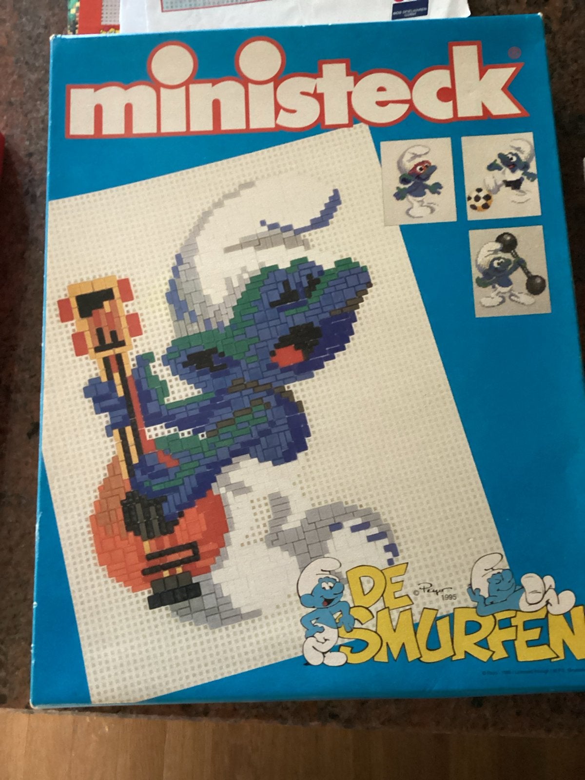 Ministeck Smurfen 630-0450 met extra voorbeelden, Kinderen en Baby's, Ophalen of Verzenden, Gebruikt, Jongen of Meisje