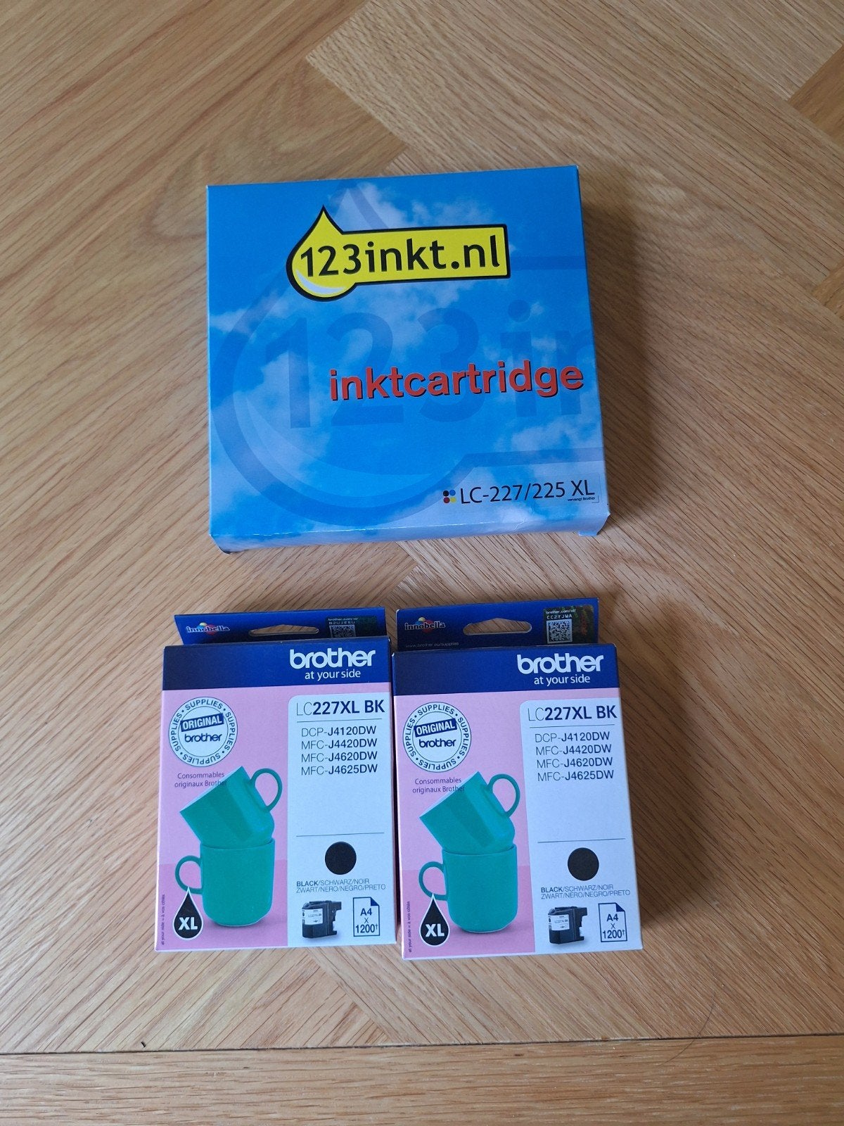 Cartridges Brother LC227XL zwarr en kleuren, Computers en Software, Printerbenodigdheden, Ophalen of Verzenden, Nieuw