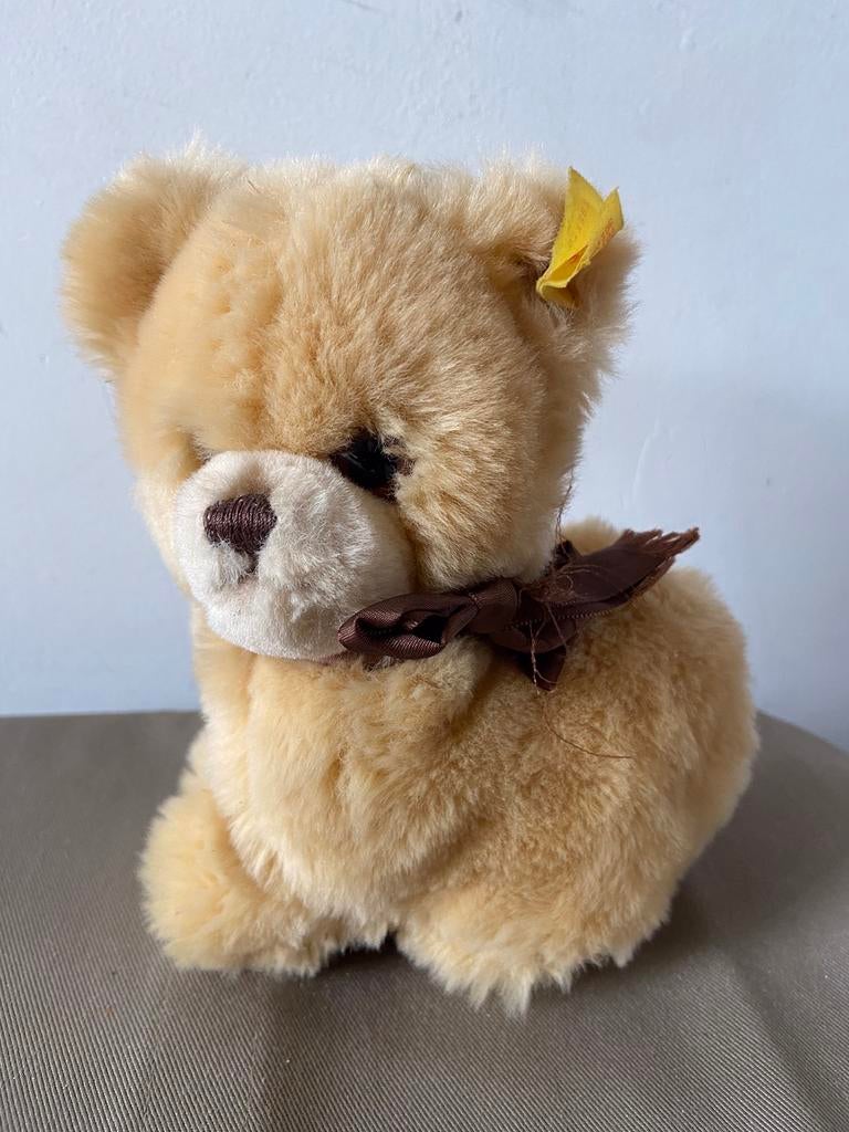 Steiff Snuffi teddybeer blond, 077302, Verzamelen, Beren en Cherished Teddies, Ophalen of Verzenden, Zo goed als nieuw, Stoffen beer