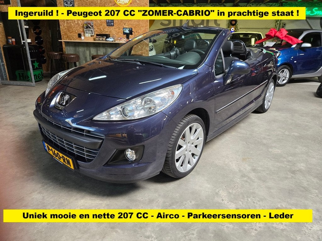 Peugeot 207 CC 1.6 VTi Griffe - Leder - stoelverwarming - PD, Voorwielaandrijving, Euro 5, 15 km/l, Gebruikt