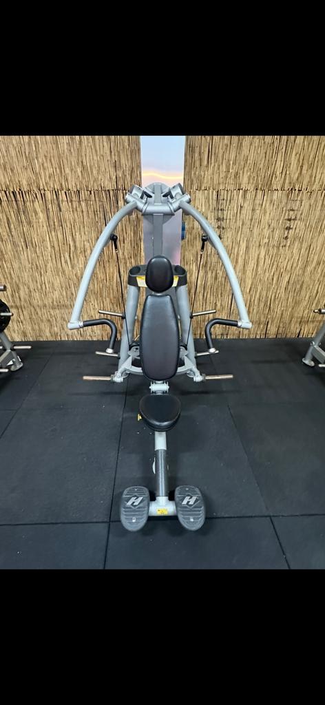 Fitness Hoist Roc-it plate loaded bankdruk, Sport en Fitness, Ophalen, Gebruikt