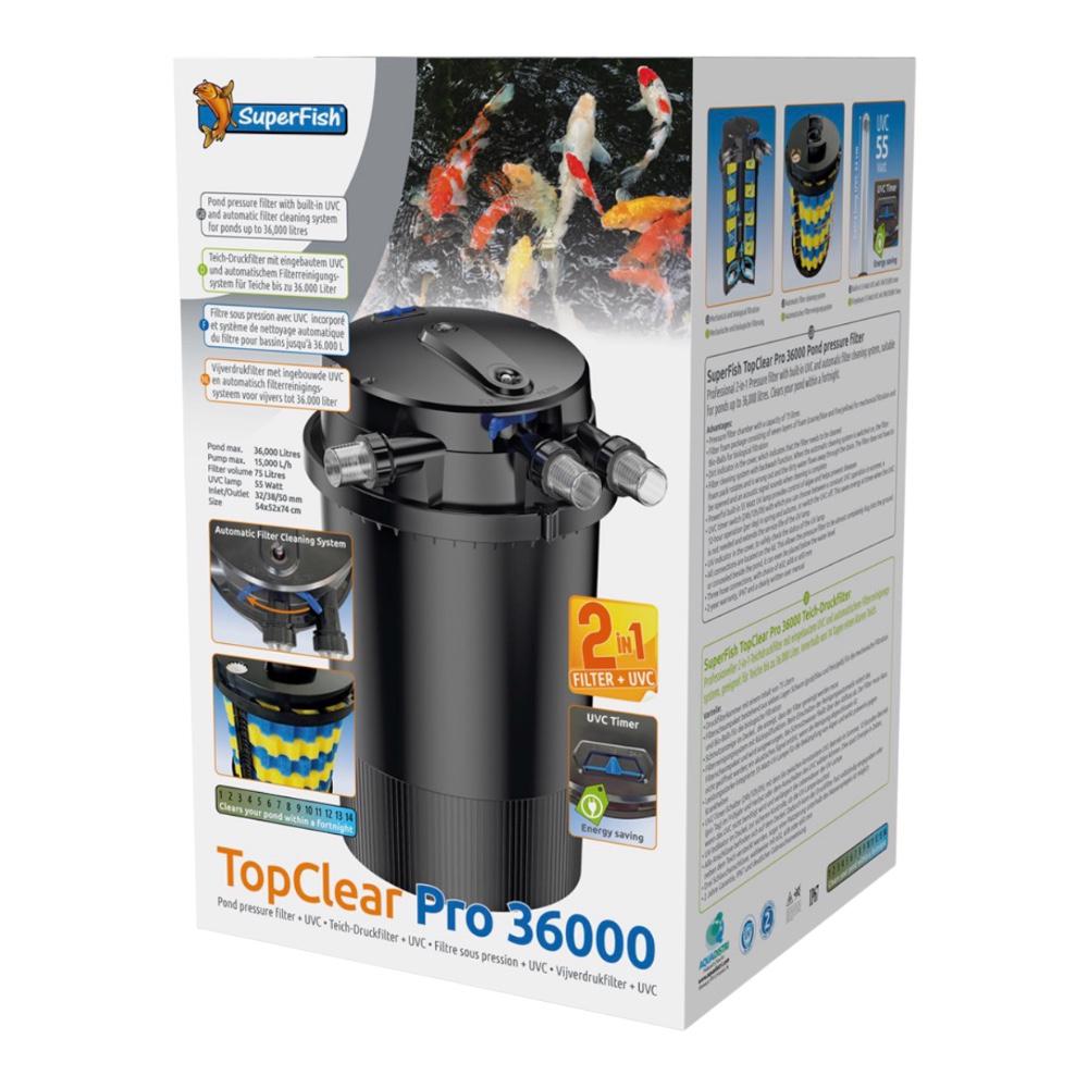 Superfish topclear 36000 automatisch spoel systeem 55 watt, 5384sg, Verzenden, Heeschkoi, Nieuw