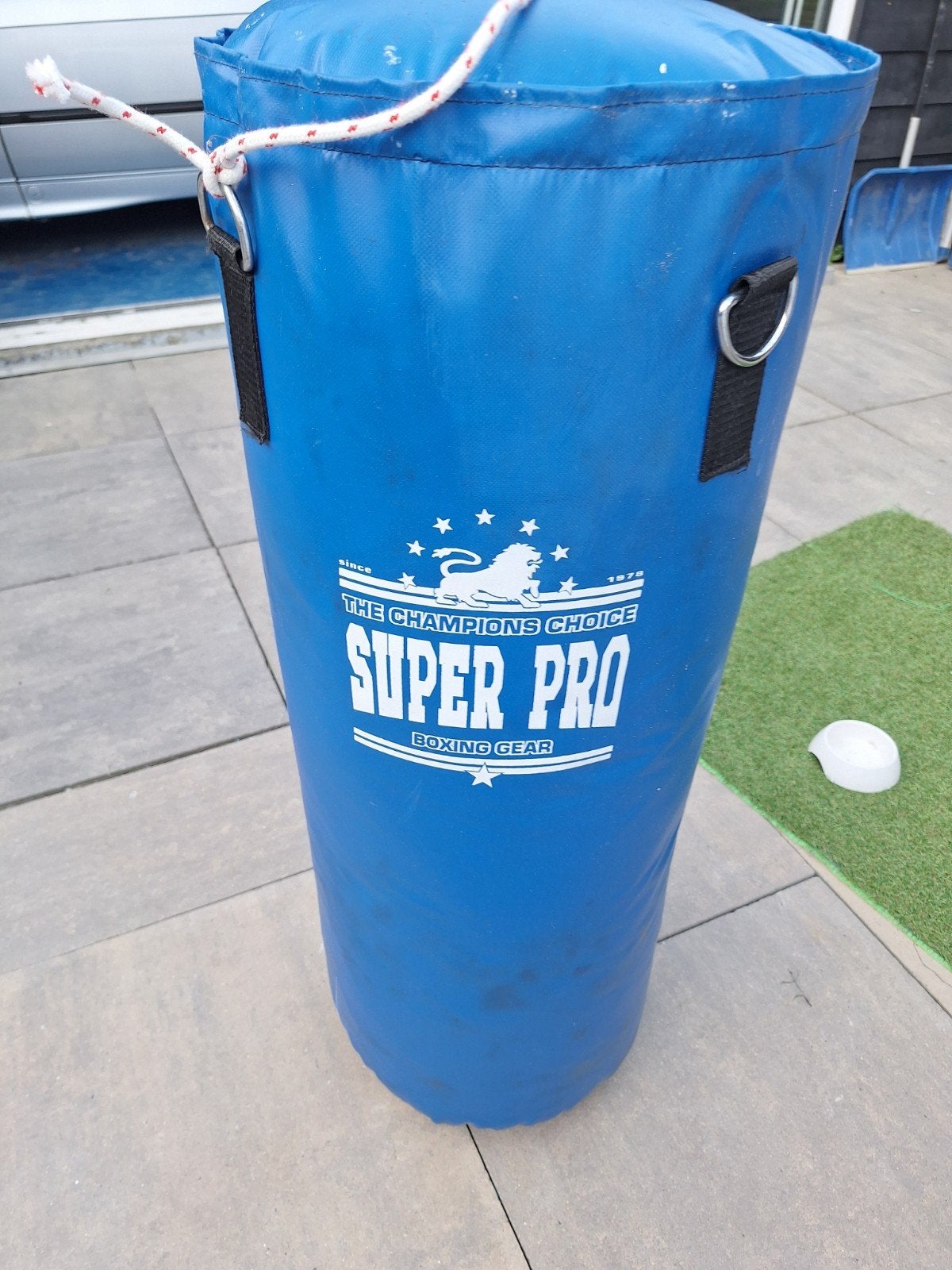 Super Pro Bokszak - 110 cm - Blauw, Ophalen