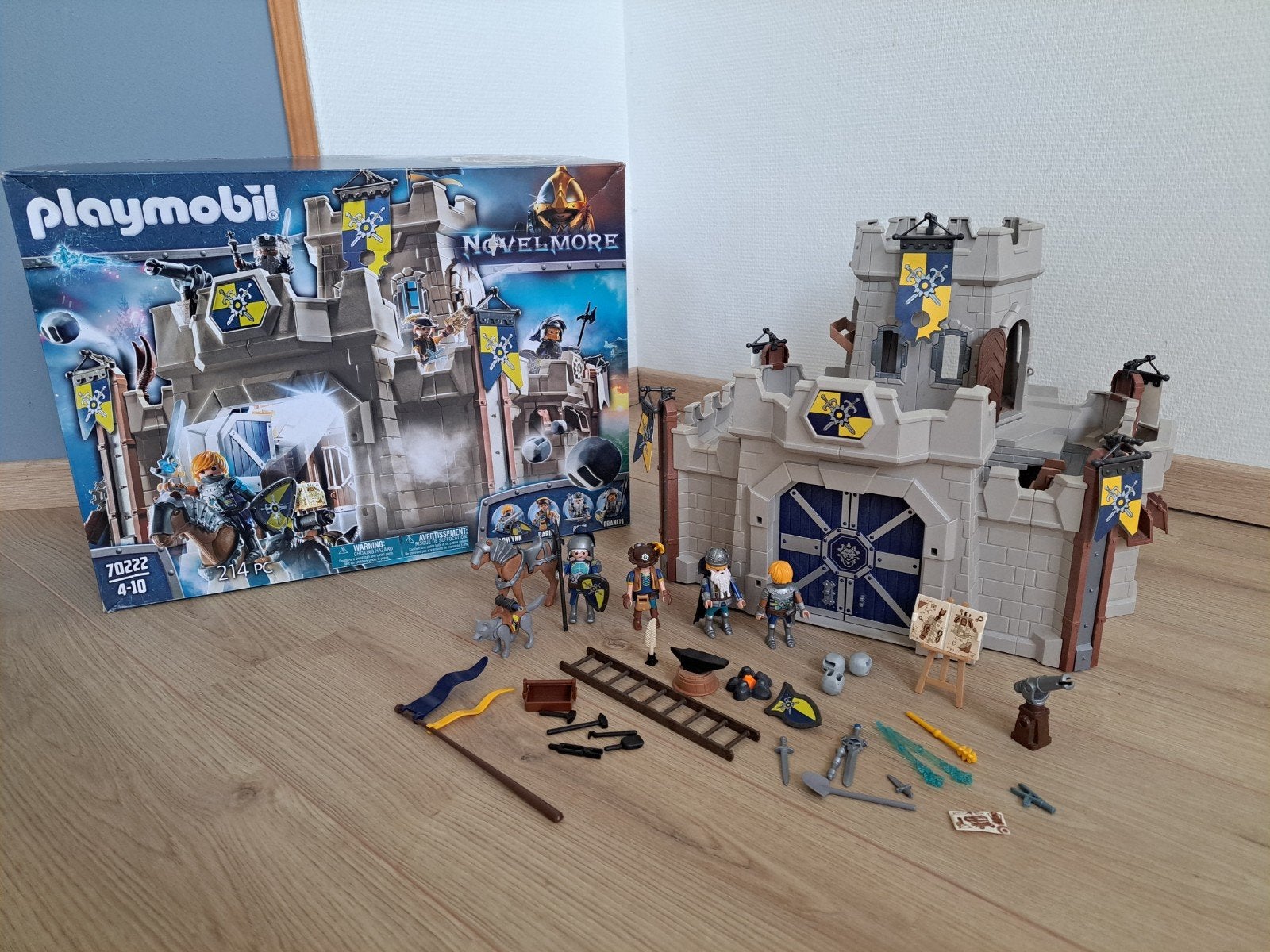 Playmobil Novelmore Kasteel 70222, Complete set, Zo goed als nieuw, Kasteel/Fort, Historisch
