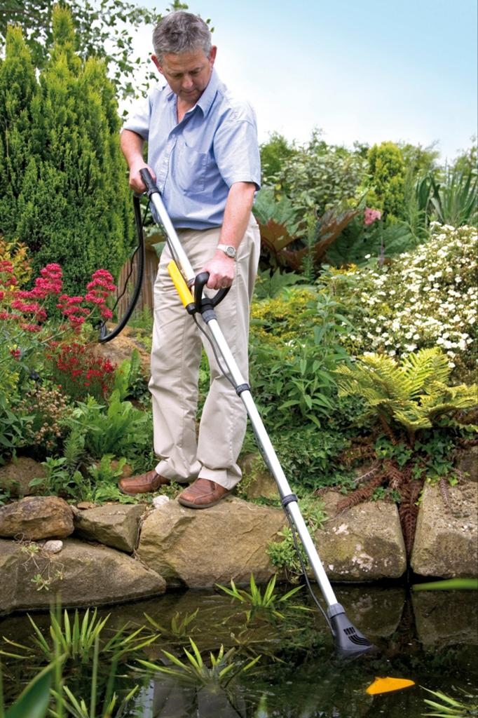 HUUR Hozelock vijverstofzuiger te huur, Tuin en Terras, Vijver-toebehoren, Ophalen of Verzenden, Gebruikt, Vijverstofzuiger