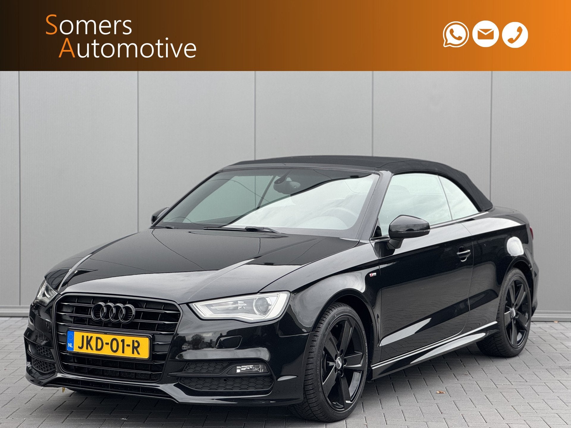 Audi A3 Cabriolet 1.4 TFSI CoD S Line | Xenon | AirScarf | 1, Auto's, Audi, Voorwielaandrijving, Gebruikt, 4 cilinders, Zwart
