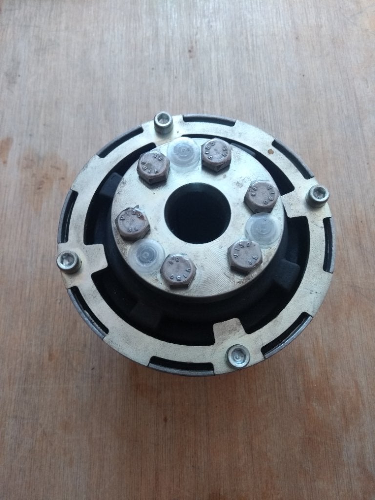 Vetus flex koppeling 13 cm voor 1" schroefas, Ophalen of Verzenden, Gebruikt, Motor en Techniek, Zeilboot of Motorboot