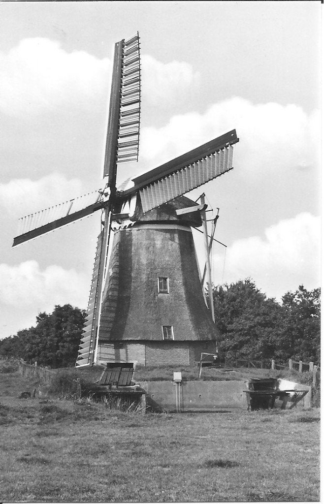 Ansichtkaart Molen De Eendracht Sebaldeburen Groningen 1973, Ophalen of Verzenden, 1960 tot 1980, Ongelopen, Groningen